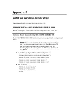 Preview for 365 page of NEC N8100-1573F User Manual