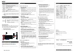 Preview for 7 page of NEC N81004-153S Startup Manual