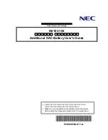 NEC N8103-102 User Manual preview