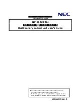 NEC N8103-123 User Manual preview