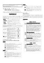 Preview for 2 page of NEC N8103-179 Notes On Use