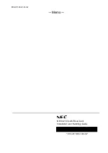 Preview for 12 page of NEC N8104-143 Installation And Handling Manual