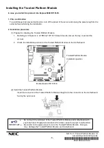 Preview for 8 page of NEC N8115-15 Assembling And Handling Manual