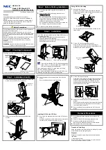 Preview for 2 page of NEC N8120-102 Installation And Handling Manual