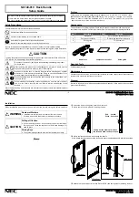 Preview for 2 page of NEC N8140-819 Setup Manual