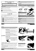 Preview for 2 page of NEC N8140-820 Setup Manual
