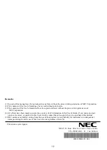 Preview for 12 page of NEC N8147-23 User Manual