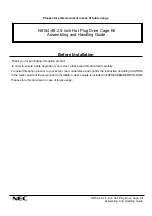 Предварительный просмотр 6 страницы NEC N8154-46 Assembling And Handling Manual