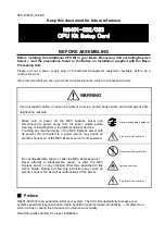 Preview for 3 page of NEC N8401-032 Quick Start Manual