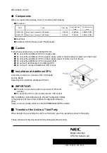 Preview for 4 page of NEC N8401-032 Quick Start Manual