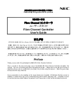 Preview for 1 page of NEC N8403-018 User Manual