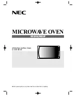 Preview for 1 page of NEC N924P Operating Instructions & Cook Book