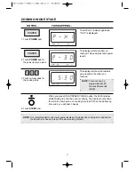 Preview for 12 page of NEC N924P Operating Instructions & Cook Book