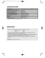 Preview for 20 page of NEC N924P Operating Instructions & Cook Book