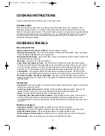 Preview for 23 page of NEC N924P Operating Instructions & Cook Book