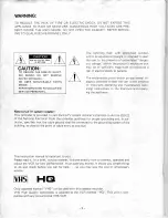 Preview for 2 page of NEC N926U Owner'S Operating Manual