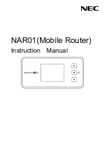 Предварительный просмотр 1 страницы NEC NAR01 Instruction Manual
