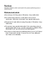 Предварительный просмотр 8 страницы NEC NAR01 Instruction Manual