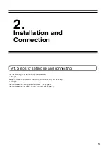 Предварительный просмотр 21 страницы NEC NC1500C User Manual