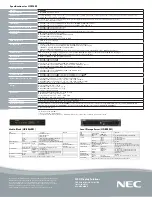 Preview for 2 page of NEC NC3240S Brochure & Specs