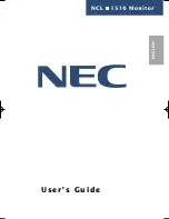 Предварительный просмотр 6 страницы NEC NCL-1510 User Manual