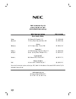 Preview for 38 page of NEC NDT-42 Owner'S Manual