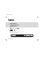 NEC NDV-27 Owner'S Manual preview