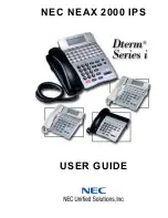 NEC NEAX 2000 User Manual preview