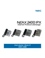 NEC NEAX 2400 IPX User Manual preview