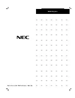 Предварительный просмотр 1 страницы NEC NEAX Express Service & Reference Manual