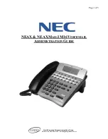 Предварительный просмотр 1 страницы NEC NEAXMAIL IM-16 Administration Manual
