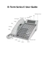 NEC NEC Dterm Series E User Manual preview