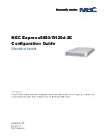 NEC NEC Express5800/R120d-2E Configuration Manual preview