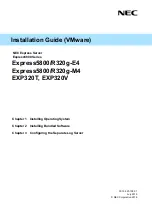 NEC NEC Express5800 Series Installation Manual preview