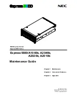 Предварительный просмотр 1 страницы NEC NEC Express5800 Series Maintenance Manual