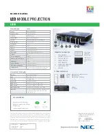 Preview for 3 page of NEC NEC L51W LED Brochure & Specs