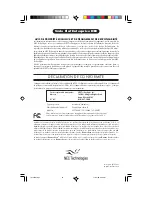 Preview for 43 page of NEC NEC MultiSync FE1250  FE1250 FE1250 User Manual