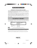 Preview for 64 page of NEC NEC MultiSync FE950+  FE950+ FE950+ User Manual