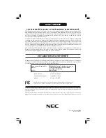 Preview for 47 page of NEC NEC MultiSync LCD1550V  LCD1550V LCD1550V User Manual