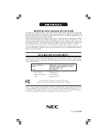 Preview for 48 page of NEC NEC MultiSync LCD1550V  LCD1550V LCD1550V User Manual