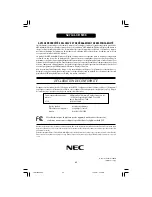 Preview for 47 page of NEC NEC MultiSync LCD1550X  LCD1550X LCD1550X User Manual