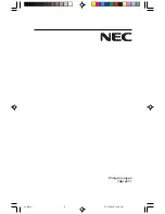 Preview for 182 page of NEC NEC MultiSync LCD1830  LCD1830 LCD1830 User Manual