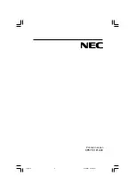 Preview for 192 page of NEC NEC MultiSync LCD1850E  LCD1850E LCD1850E User Manual