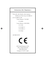 Preview for 2 page of NEC NEC MultiSync LCD2110  LCD2110 LCD2110 User Manual