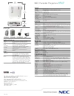 Предварительный просмотр 2 страницы NEC NEC020510 Specifications