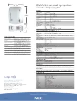 Предварительный просмотр 2 страницы NEC NEC080538 Specifications