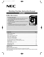 NEC NFL-1065 Instruction Manual preview