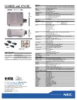 Предварительный просмотр 2 страницы NEC Nighthawk SX 4000D Specifications