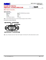 Предварительный просмотр 11 страницы NEC Nighthawk XT4100 Installation Data