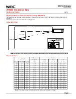 Preview for 3 page of NEC Nighthawk XT9000 Installation Data